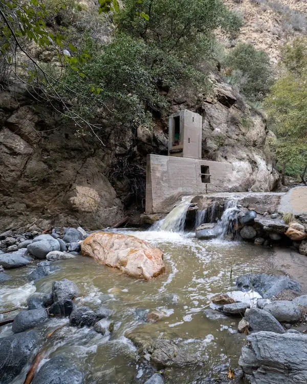 Tool For Measuring Water Level At Eaton Canyon