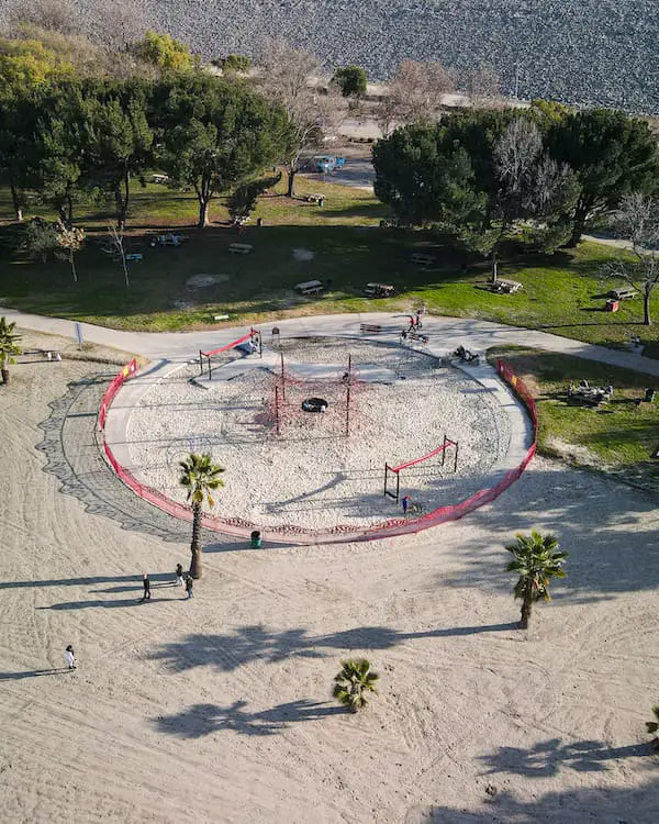 santa fe dam sand playground 