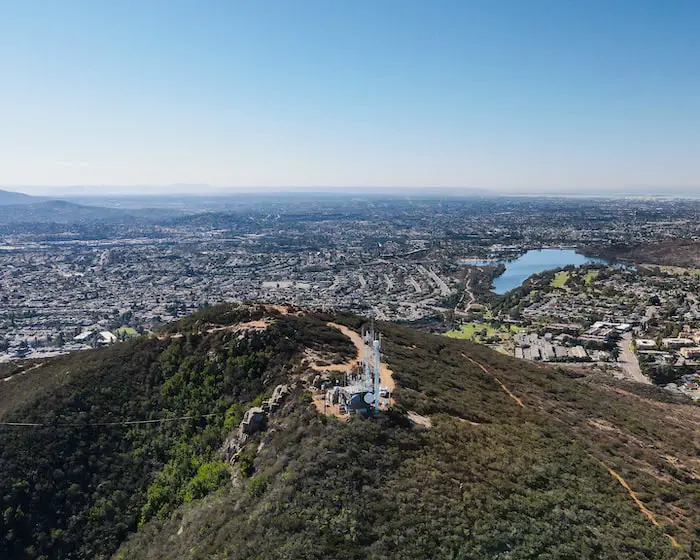 Cowles Mountain Aerial View