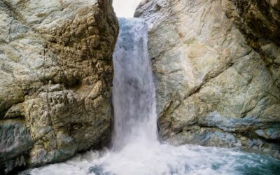 Stoddard Canyon Falls: Rock Slide & Pool