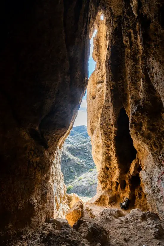Looking Out Of The Cave Of Munits