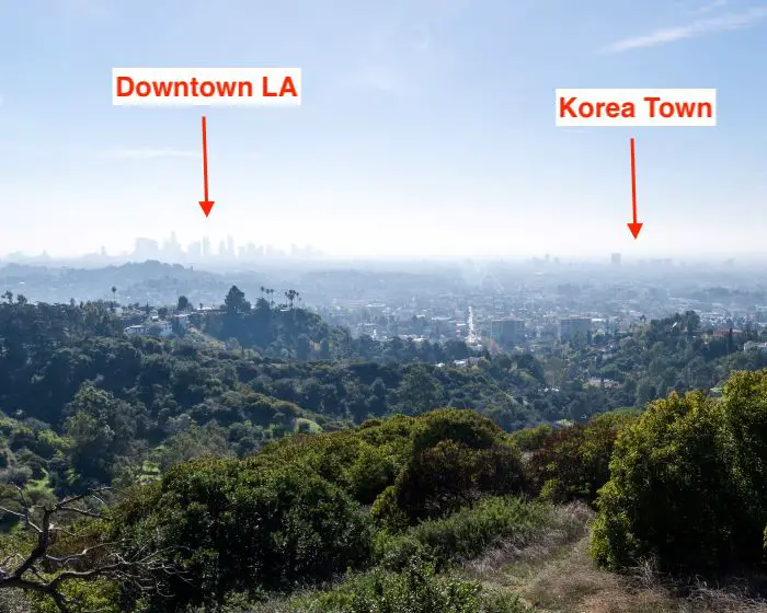 Downtown LA & Korea Town From Vista Viewpoint